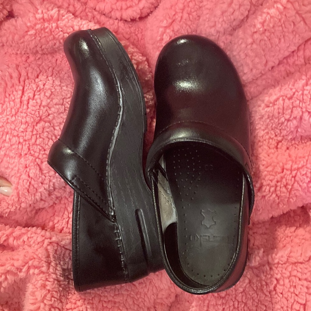 Black Dansko Clogs - Size 6 (36)